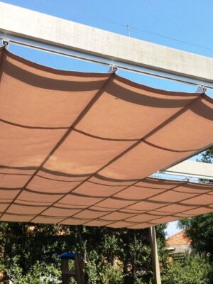 26201401348635373116280001250_1 Pleated Patio Awning on Tracks