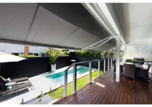 Base Plus Full Cassette Folding Arm Awning