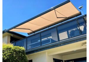 Global 2020 Semi-Cassette Folding Arm Awning