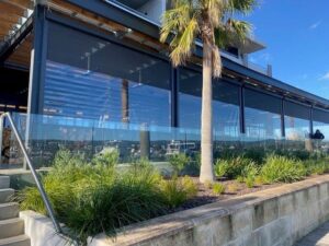 eZip Blind in Clear PVC or Screen fabric