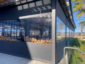 eZip Blind in Clear PVC or Screen fabric