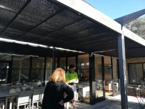 pps_driz Pleated Patio Awning on Tracks