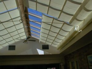 preston_retirement_home_2_ Pleated Patio Awning on Tracks