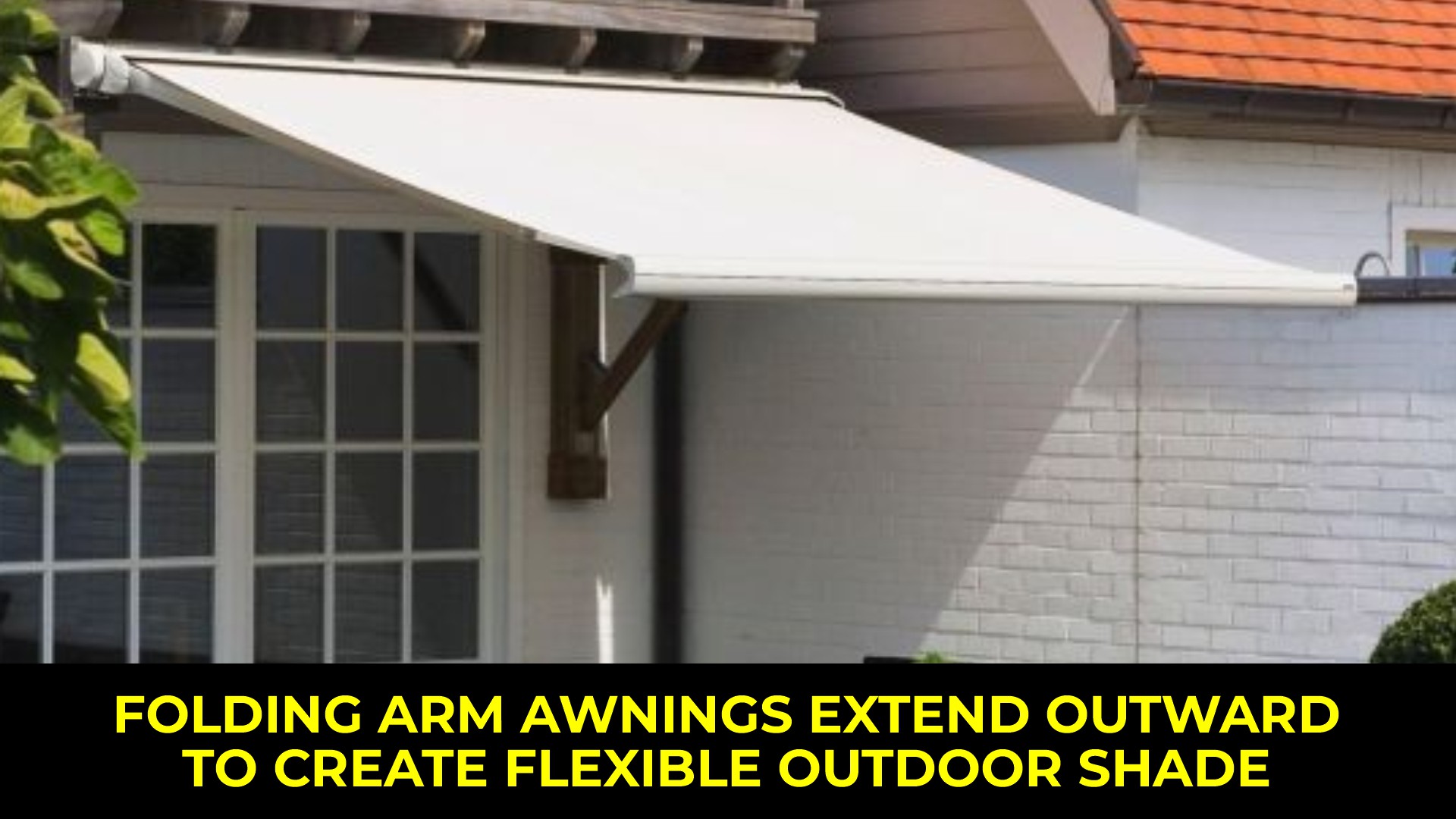 folding arm awning Melbourne retractable patio shading system